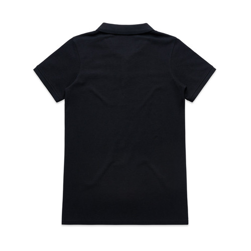 NAVY - BACK wo's-pique-polo-navy-back